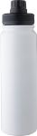 roestvrijstalen dubbelwandige fles zinnia 800 ml - wit