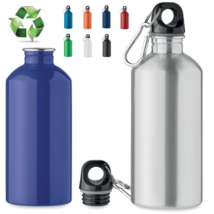 enkellaagse fles recycled roestvrij staal 500 ml
