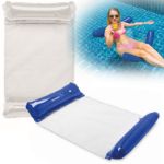 waterhangmat opblaasbaar met gaasnet max 80 kg