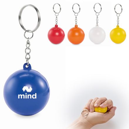 pu balvormige sleutelhanger