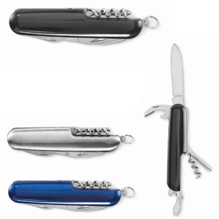 multigereedschap zakmes van recycled aluminium