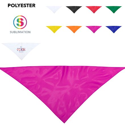 polyester bandana 120 x 80 cm