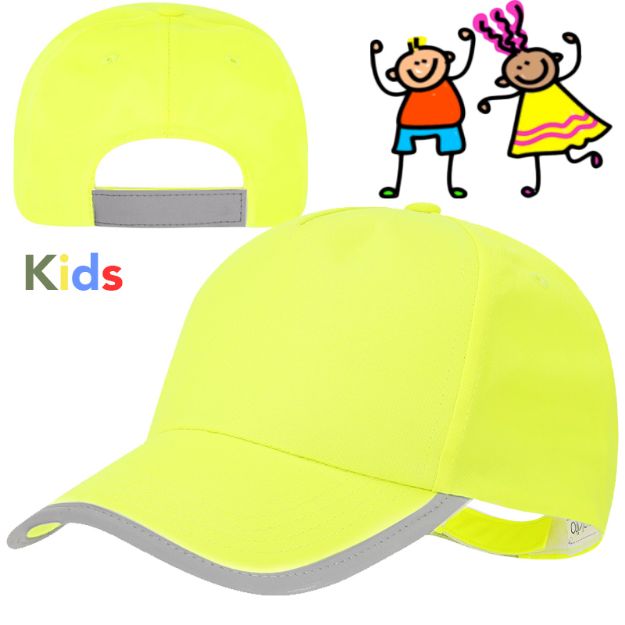 reflecterende kinderpet klittebandskuiting sommer