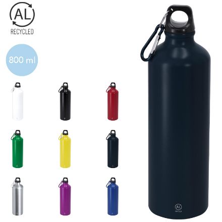 drinkfles recycled aluminium glaxon 800 ml