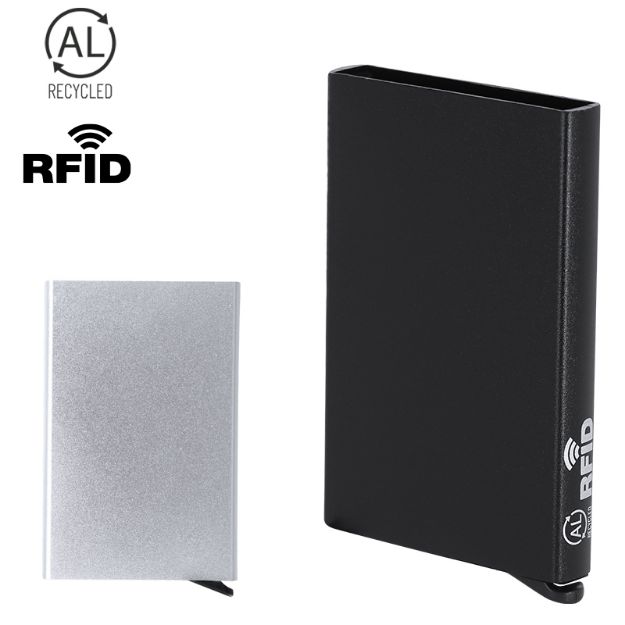 kaartjeshouder rfid recycled aluminium harbanix