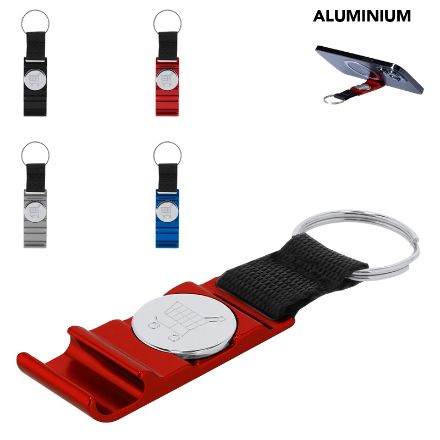 munt-sleutelhanger houder aluminium nevin