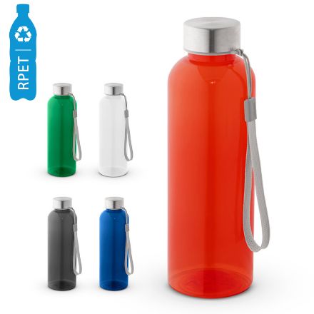 r-pet fles met doorschijnende afwerking 600 ml