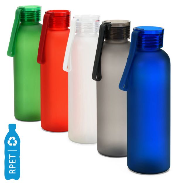 r-pet fles met matte afwerking 600 ml