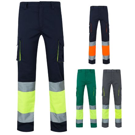 tweekleurige stretchbroek maten 4xl - 5xl