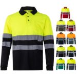 tweekleurige polo (160g/m2) maten xs-3xl