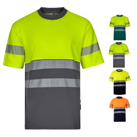 tweekleurig piqué t-shirt (150g/m2) maten: s-3xl