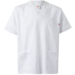 tuniek van keperstof met korte mouwen maat 2xs-4xl