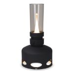 insideout dimbare led-lamp met (uit)blaassensor - zwart