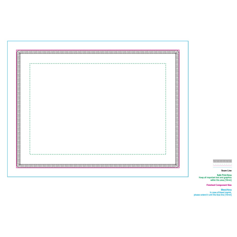 sublimatie (180 x 130 mm)