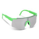 r-pc sportzonnebril met spiegelende glazen uv400 - groen
