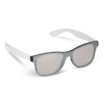 justin r-pc zonnebril met spiegel uni-lens uv400 - wit
