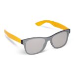 justin r-pc zonnebril met spiegel uni-lens uv400 - geel