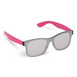 justin r-pc zonnebril met spiegel uni-lens uv400 - roze