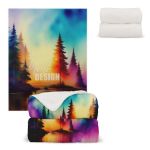 coral fleece deken sublimatie 130x170 cm custom