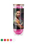 tube gekleurde padelballen