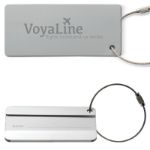 aluminium bagagelabel rechthoek