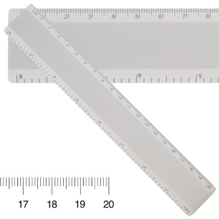 aluminium liniaal 20 cm
