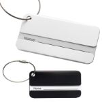 bagagelabel met aluminium kabel