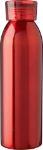 gerecycled roestvrijstalen drinkfles 650 ml cindy - rood