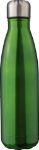 gerecycled roestvrijstalen thermosfles 500 ml clif - groen