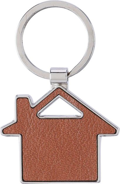 gerecycled lederen sleutelhanger jim