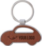 gerecycled lederen sleutelhanger joan