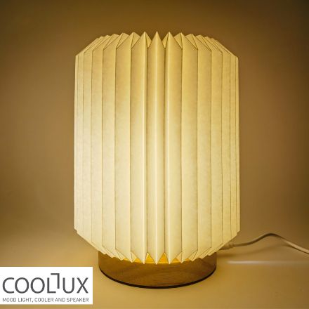 coollux vouwbare paper led lamp aurora