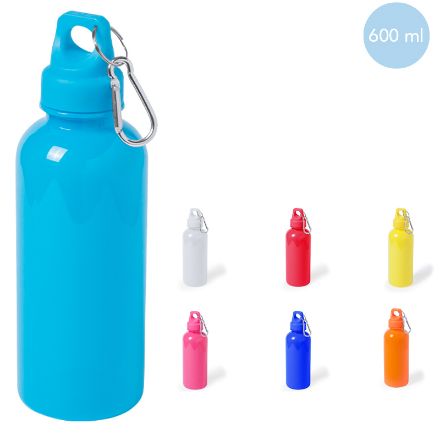 bidon fusco met karabijnhaak 600 ml.