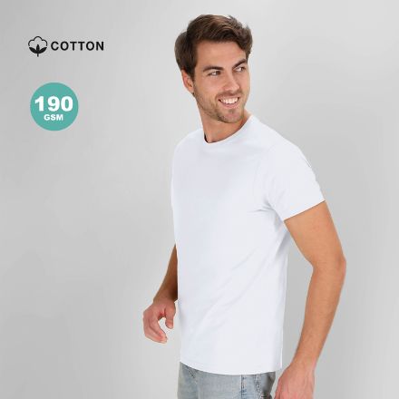 wit katoenen t-shirt perkins xs-xxxl 190 gr/m2