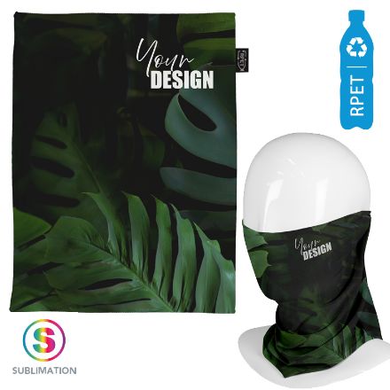 multifunctionele sjaal r-pet sublimatie custom