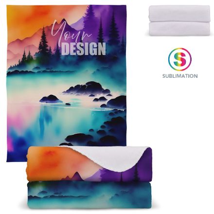 polar fleece deken sublimatie 130x170 cm custom
