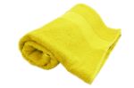katoenen badstof handdoek - 70 x 140 cm terry l - geel