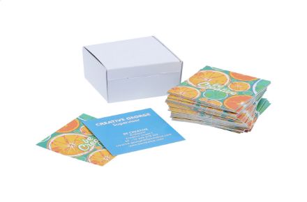 custom made visitekaartjes visicard square