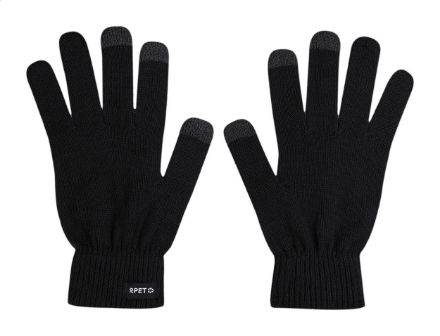 rpet touchscreen-handschoenen retouch - zwart