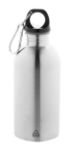 fles van gerecycled roestvrij staal ressuto 400 ml - zilver