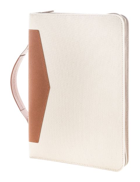 documentenmap van gerecycled canvas carbasa zip