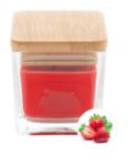 kaars, vanille cubama - rood