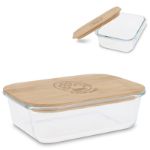 lunchbox glas met bamboe deksel 1000 ml