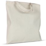 schoudertas katoen ecru oeko-tex kort 220g/m2