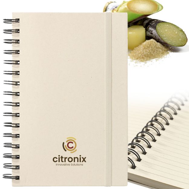 bagasse spiral a5 notitieboek van suikerriet