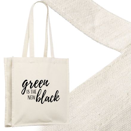 canvas shopper lange hengsels