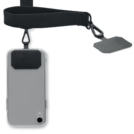 polsband met telefoonhouder