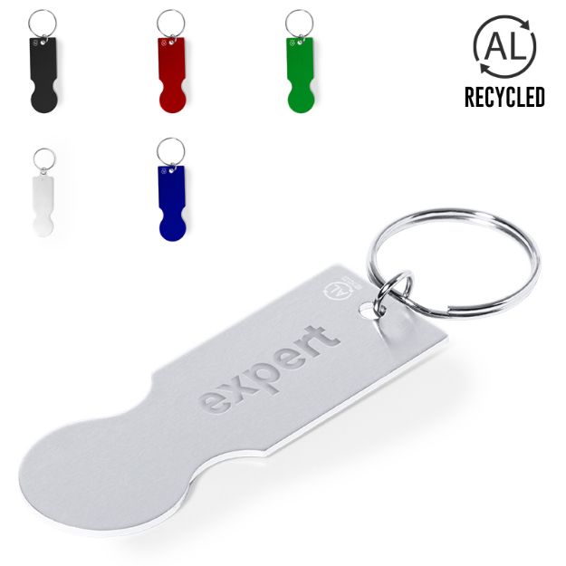munt-sleutelhanger recycled aluminium talgun