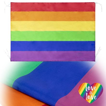 regenboog vlag zerolox polyester