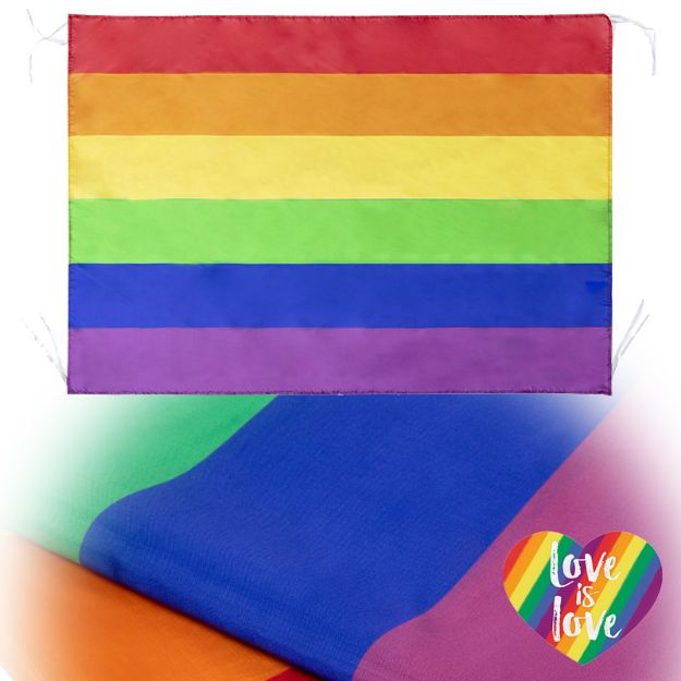 regenboog vlag zerolox polyester